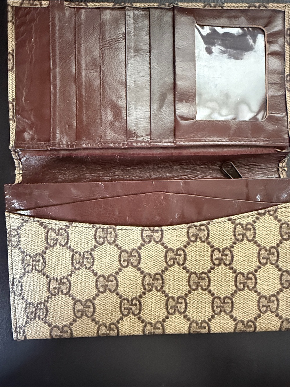 Gucci Beige and Brown GG Canvas Passport Cover - Picture 6 of 6